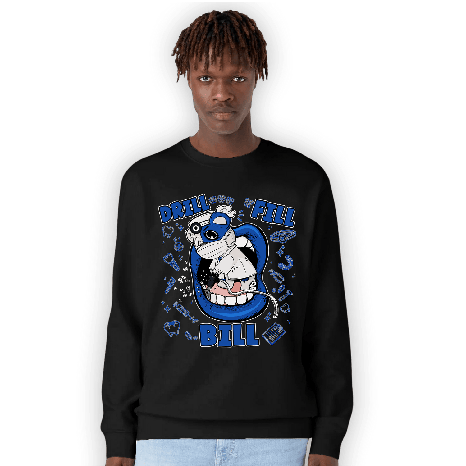 Air Max 1 86 Royal Sweatshirt Match BER The Dentist - NastyJamz