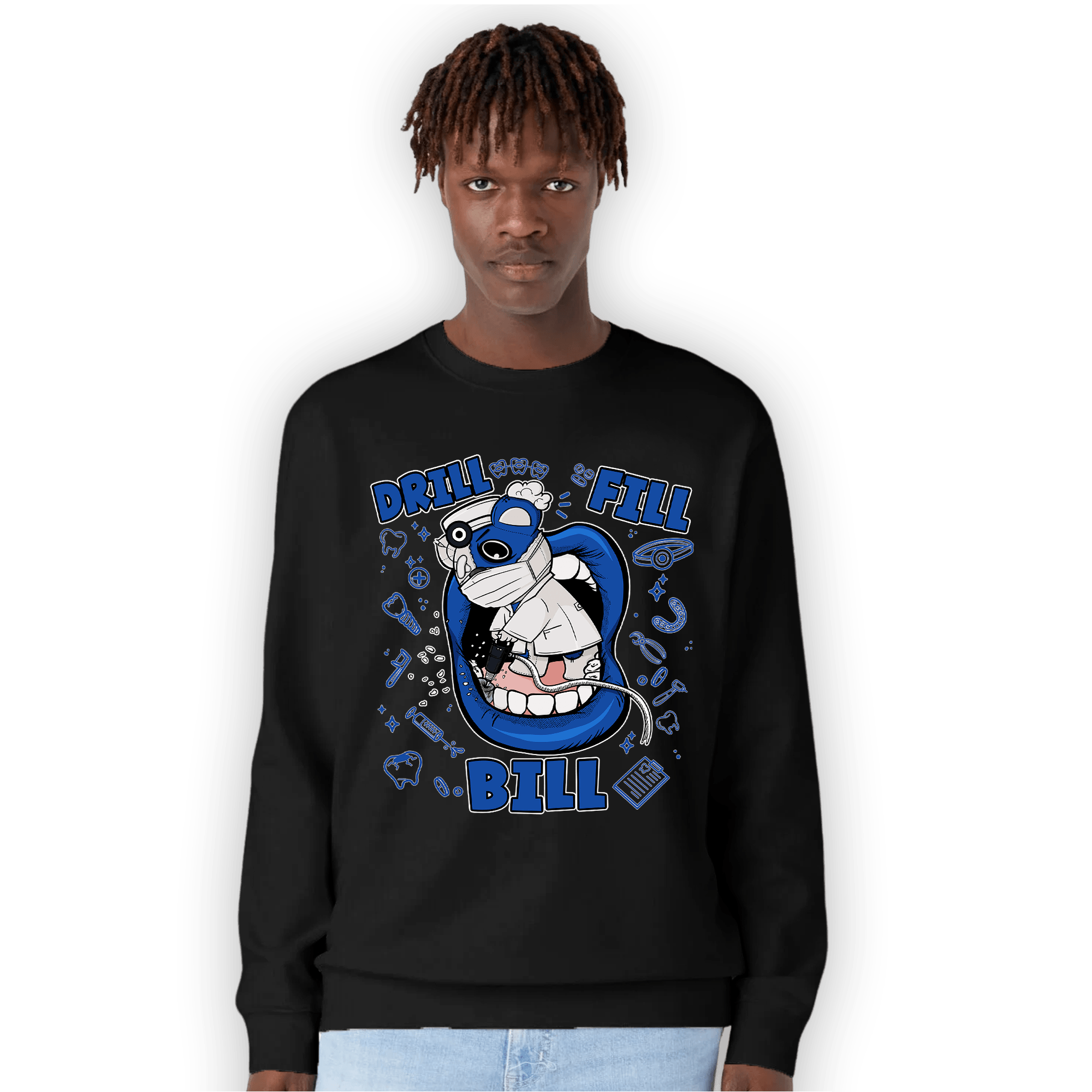 Air Max 1 86 Royal Sweatshirt Match BER The Dentist - NastyJamz