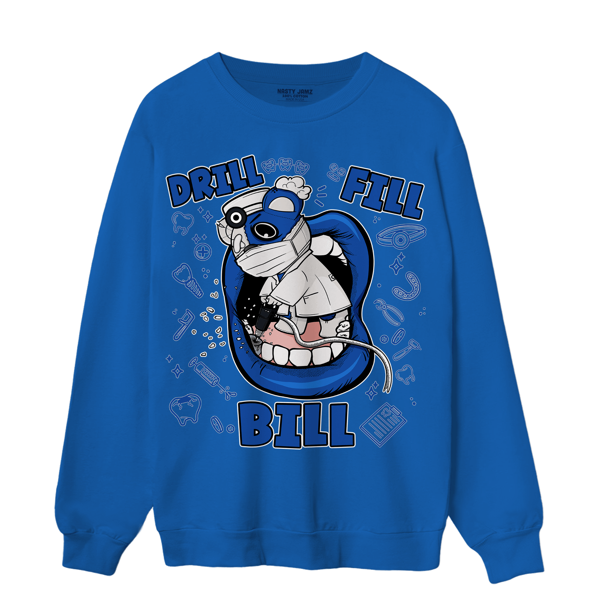 Air Max 1 86 Royal Sweatshirt Match BER The Dentist - NastyJamz
