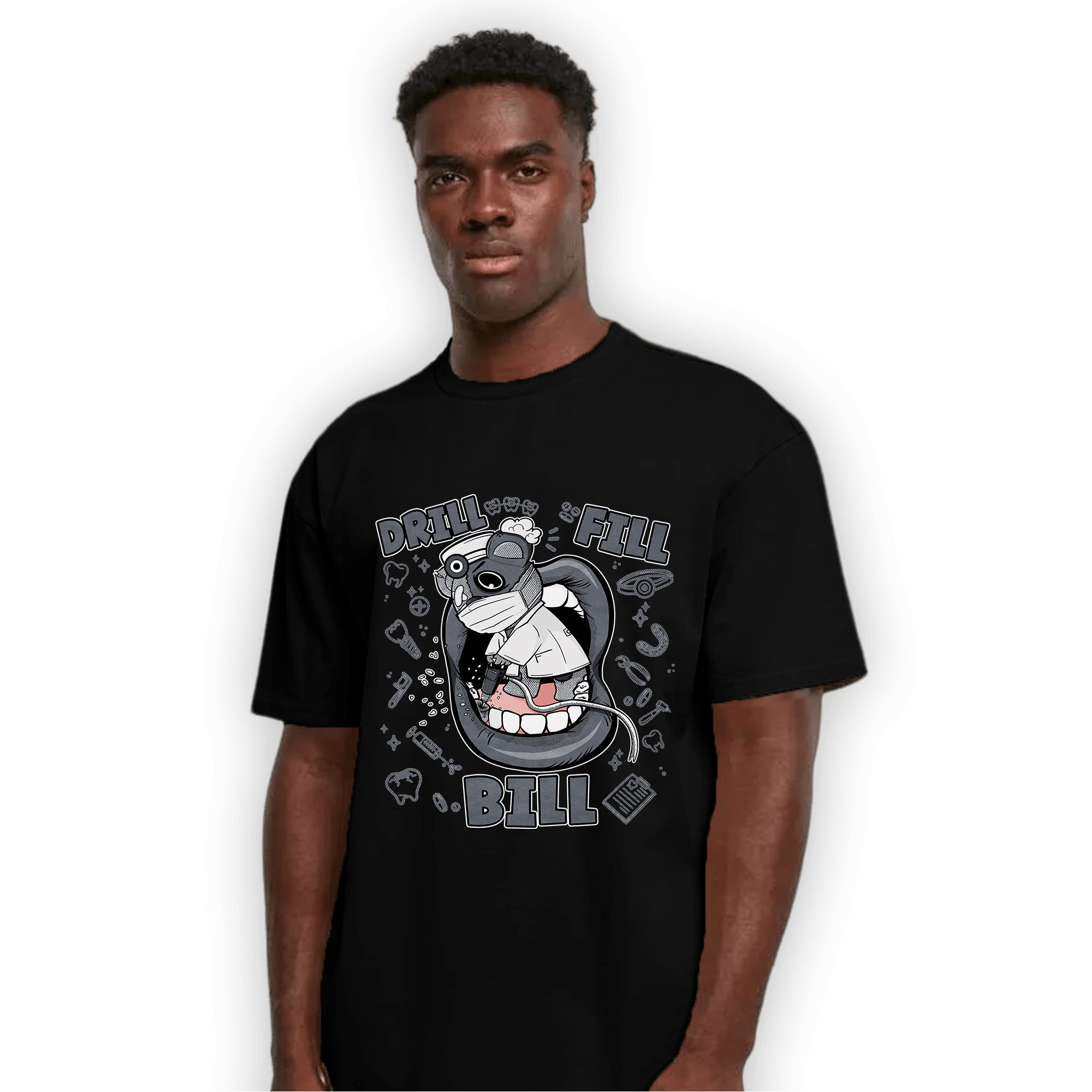 Air Max 90 Iron Grey T Shirt Match BER The Dentist - NastyJamz