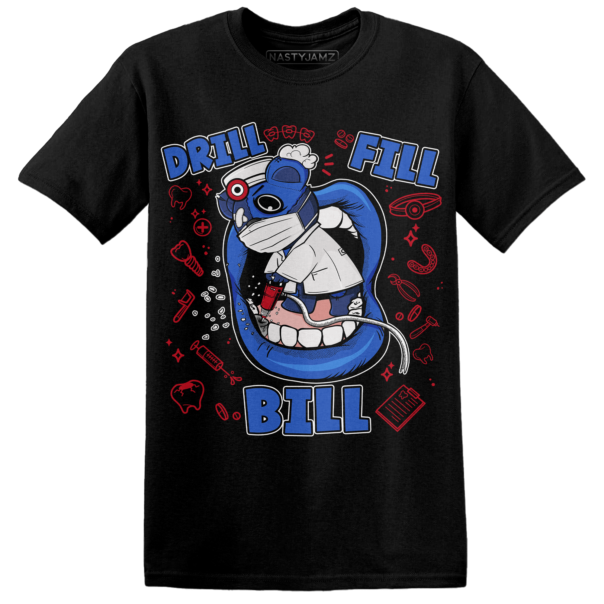 KB 4 Protro Philly T Shirt Match BER The Dentist - NastyJamz