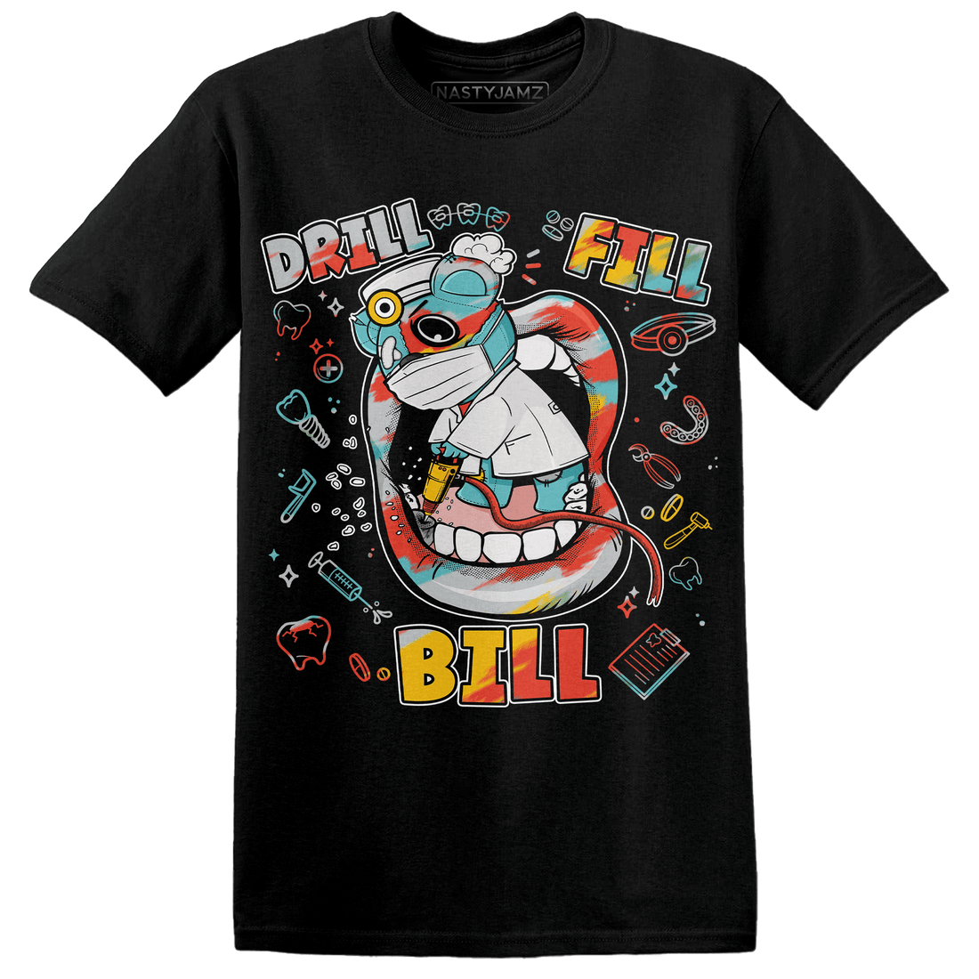 KB 8 Protro Venice Beach T Shirt Match BER The Dentist - NastyJamz