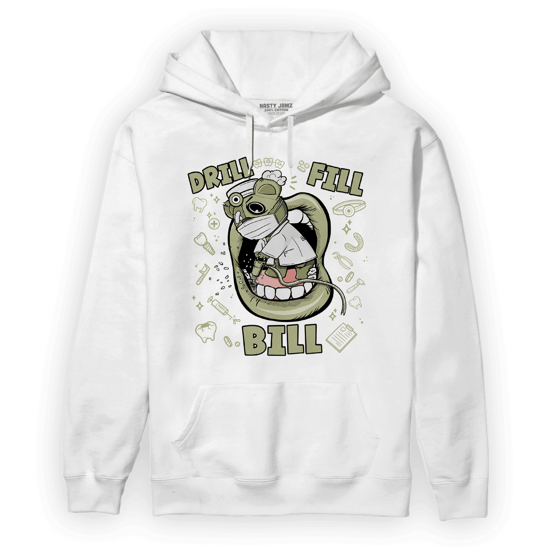 Yeezy Slide Resin Hoodie Match BER The Dentist - NastyJamz