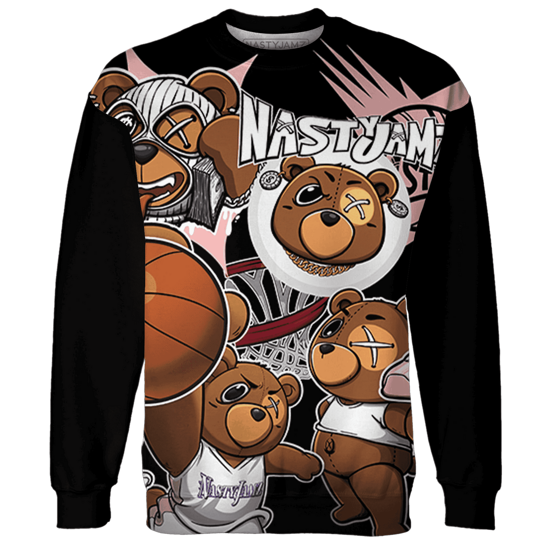 Low Legend Pink 11s Sweatshirt Match BER Wallpapers 3D All-Over Print - NastyJamz