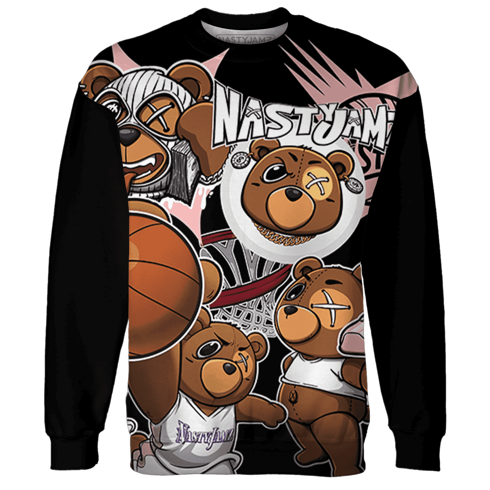 Low Legend Pink 11s Sweatshirt Match BER Wallpapers 3D All-Over Print - NastyJamz