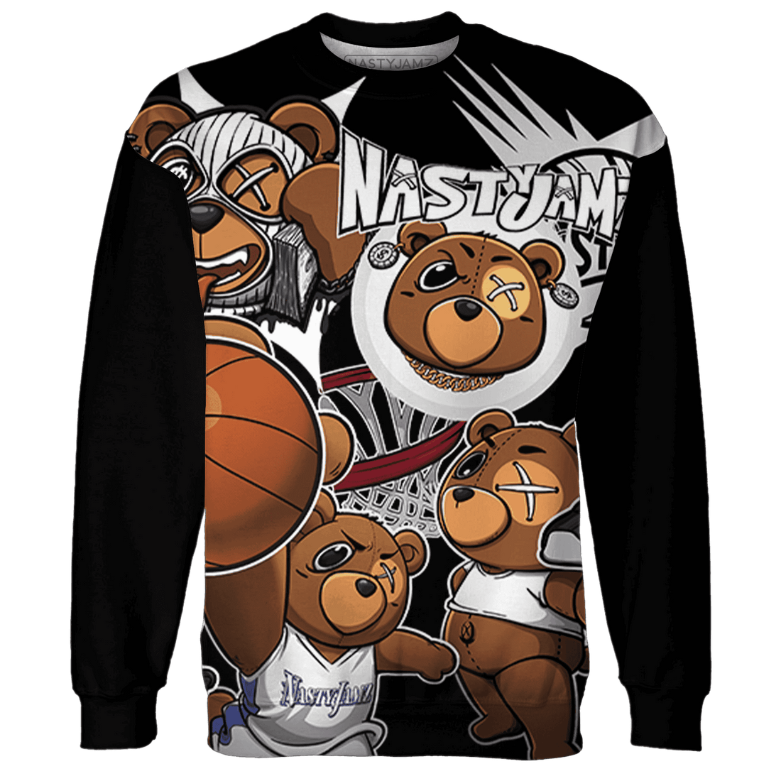 Low Space Jamz 11s Sweatshirt Match BER Wallpapers 3D All-Over Print - NastyJamz