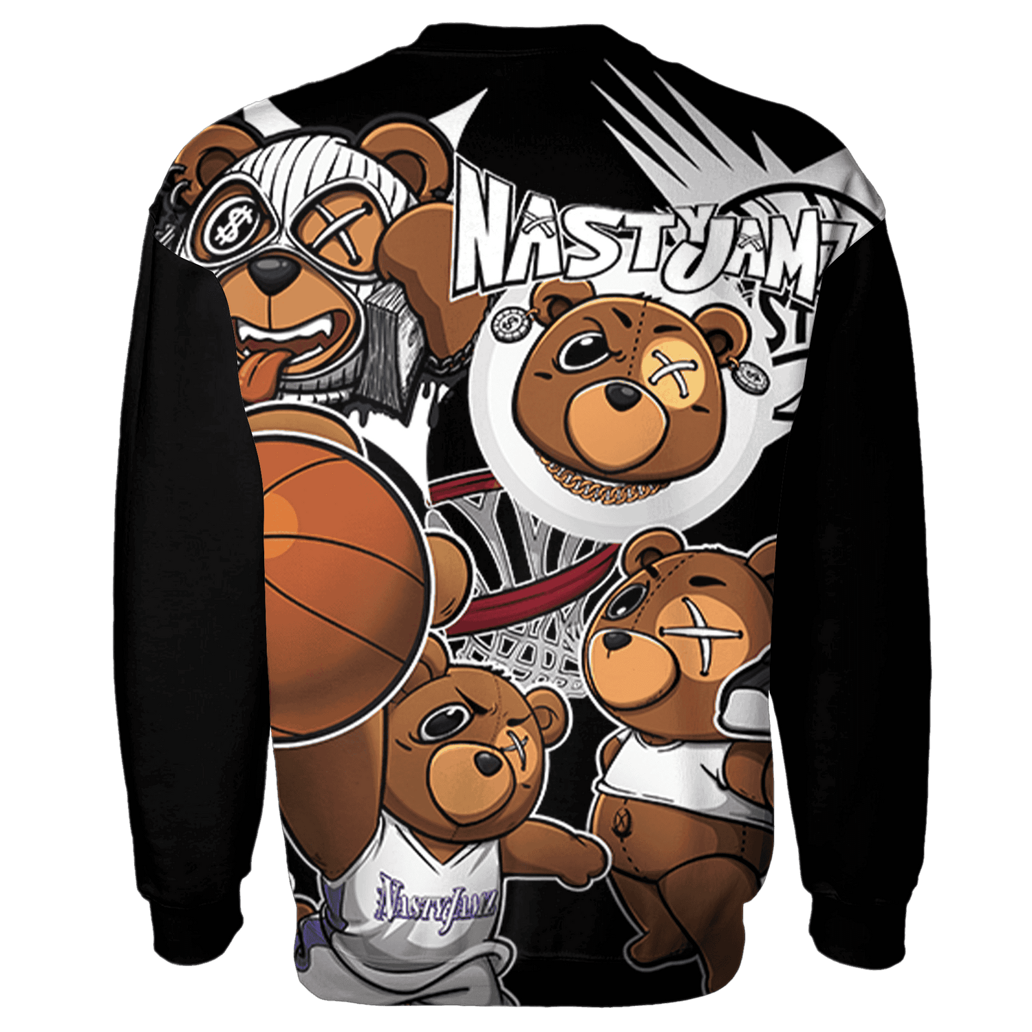Low Space Jamz 11s Sweatshirt Match BER Wallpapers 3D All-Over Print - NastyJamz