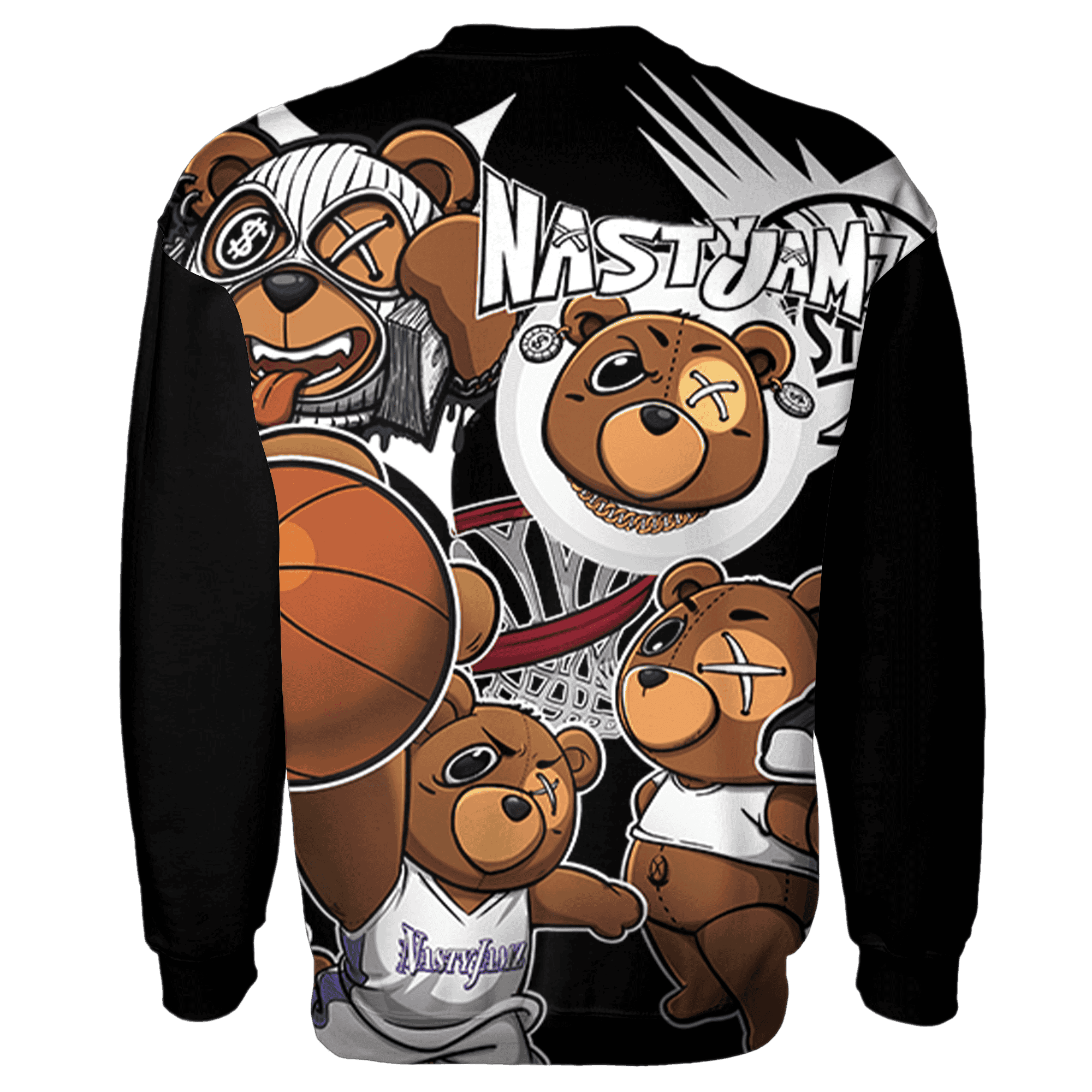 Low Space Jamz 11s Sweatshirt Match BER Wallpapers 3D All-Over Print - NastyJamz