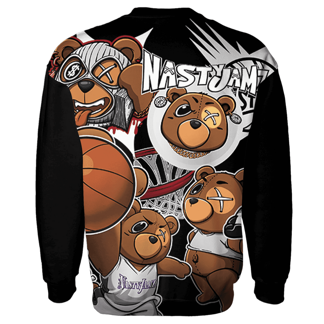Retro Red Tax 12s Sweatshirt Match BER Wallpapers 3D All-Over Print - NastyJamz