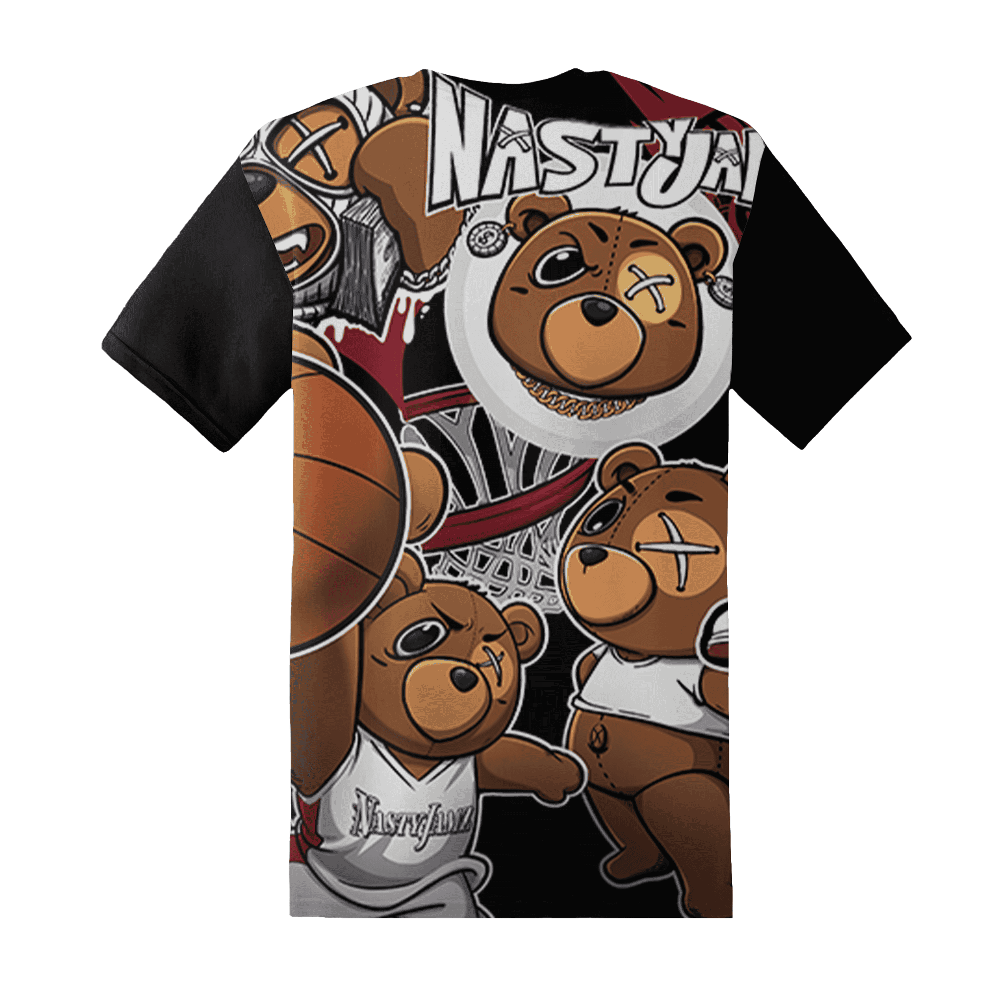 High 85 Metallic Burgundy 1s T Shirt Match BER Wallpapers 3D All-Over Print - NastyJamz