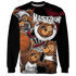 High White Team Red 1s Sweatshirt Match BER Wallpapers 3D All-Over Print - NastyJamz