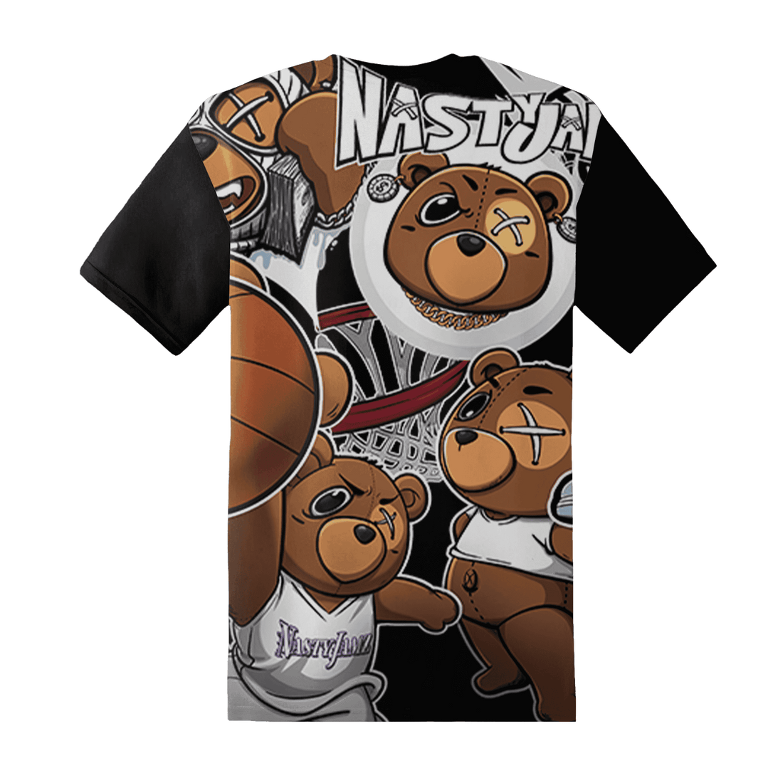 Mid Diffused Blue Grey 1s T Shirt Match BER Wallpapers 3D All-Over Print - NastyJamz