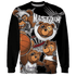 Georgia Peach 3s Sweatshirt Match BER Wallpapers 3D All-Over Print - NastyJamz