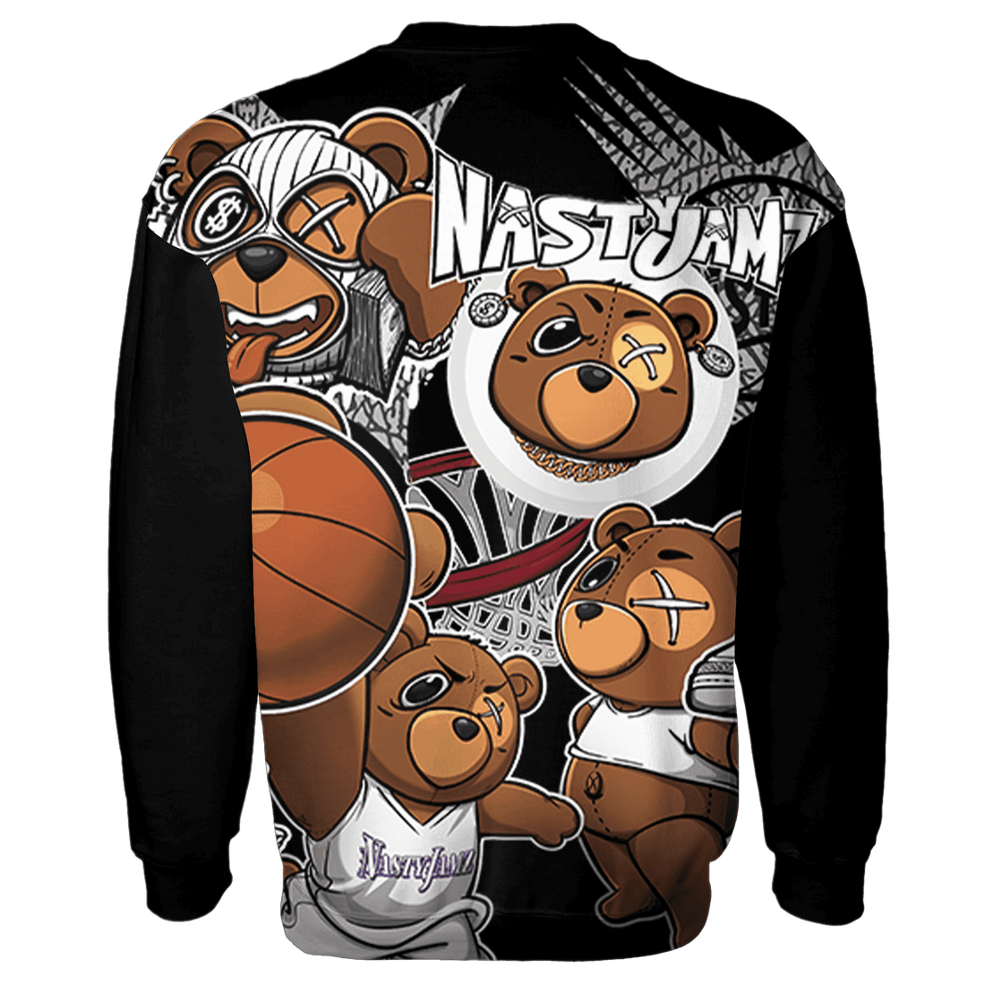 Georgia Peach 3s Sweatshirt Match BER Wallpapers 3D All-Over Print - NastyJamz