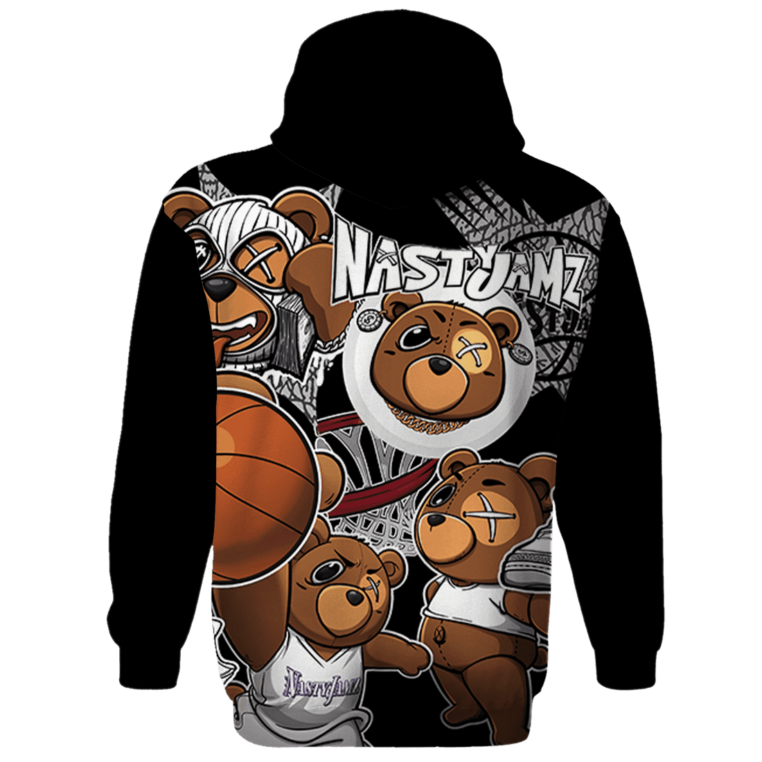 Georgia Peach 3s Hoodie Match BER Wallpapers 3D All-Over Print - NastyJamz