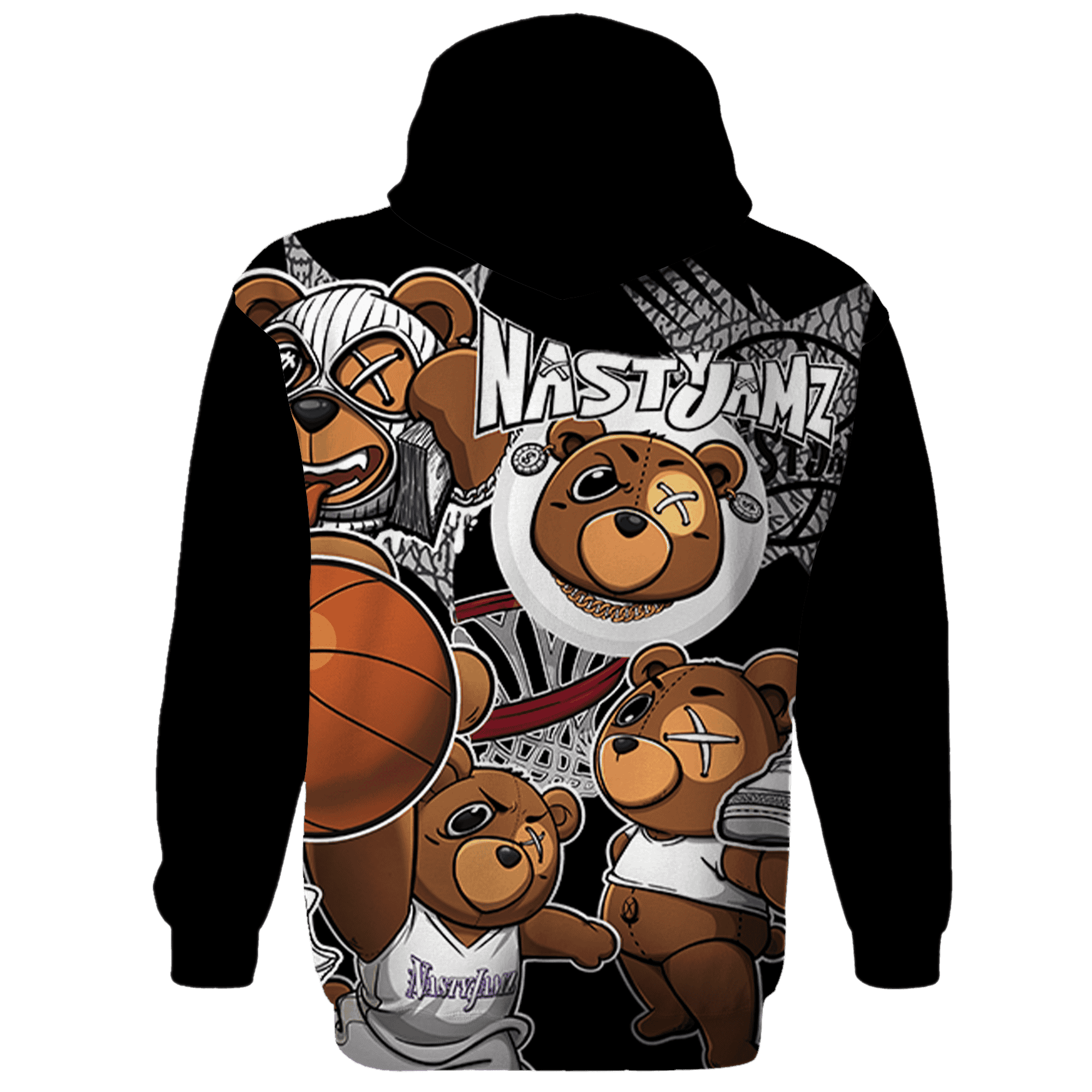Georgia Peach 3s Hoodie Match BER Wallpapers 3D All-Over Print - NastyJamz