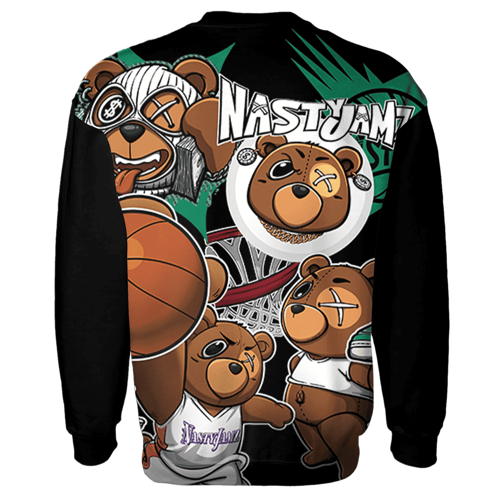 Nina CN Abney 3s Sweatshirt Match BER Wallpapers 3D All-Over Print - NastyJamz