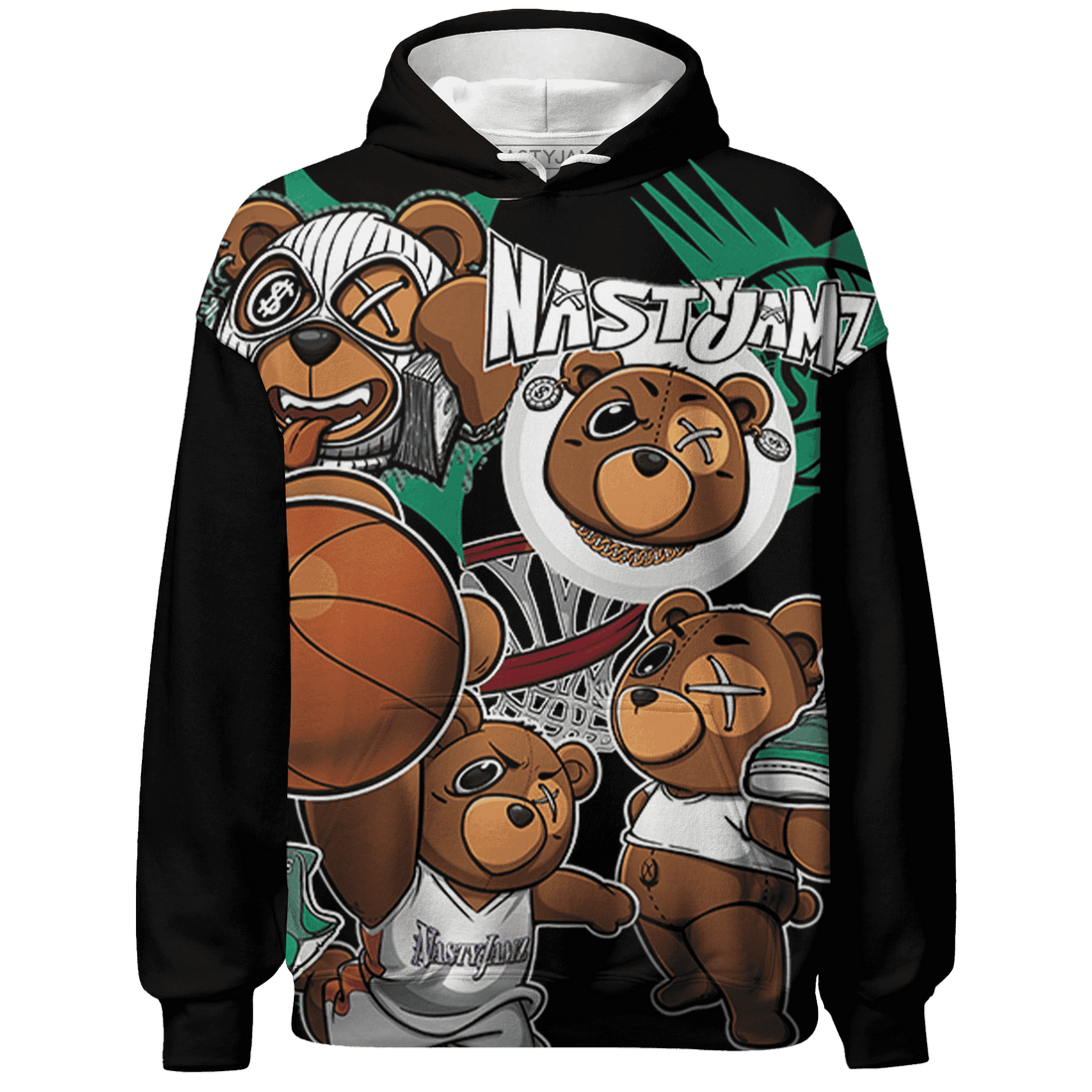 Nina CN Abney 3s Hoodie Match BER Wallpapers 3D All-Over Print - NastyJamz