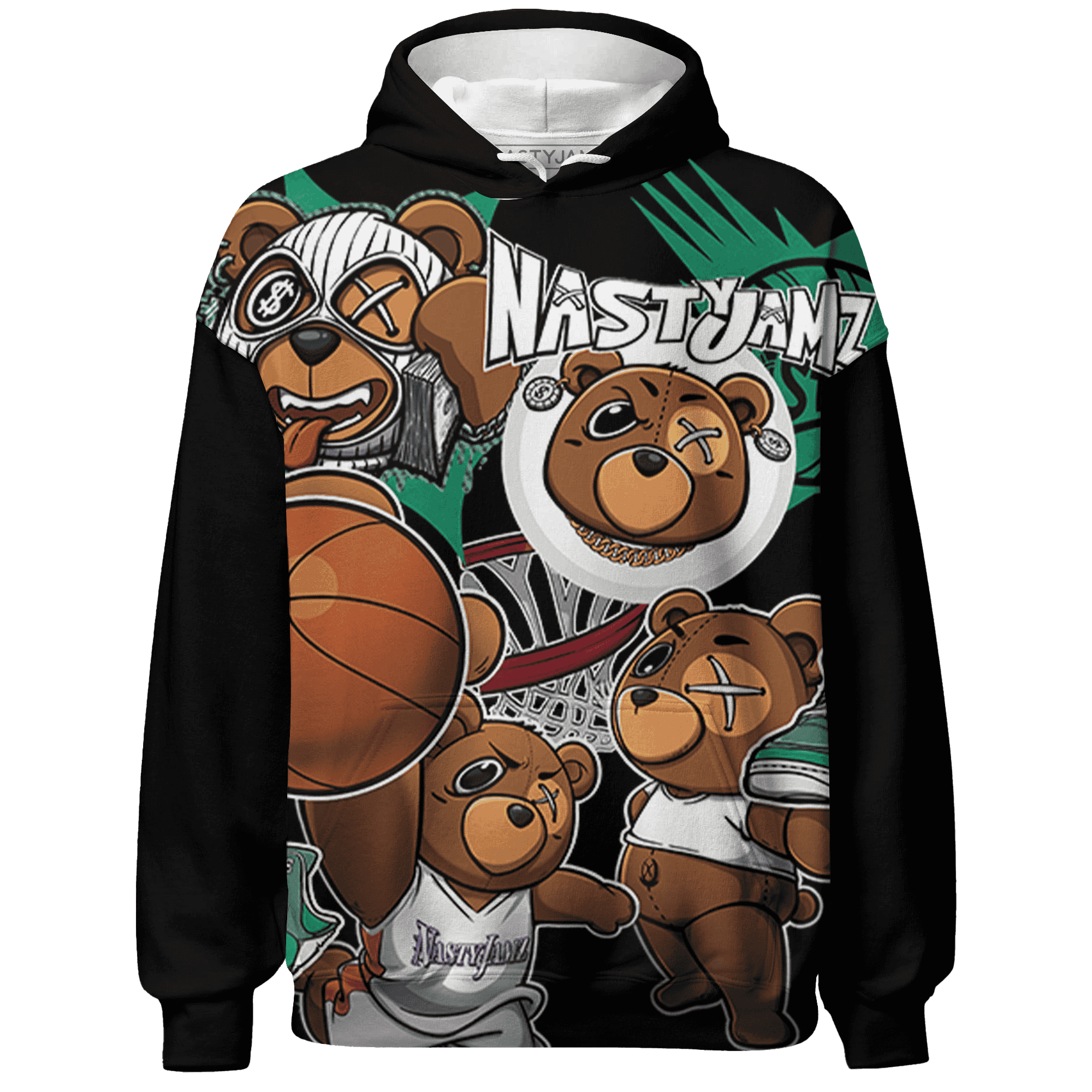 Nina CN Abney 3s Hoodie Match BER Wallpapers 3D All-Over Print - NastyJamz