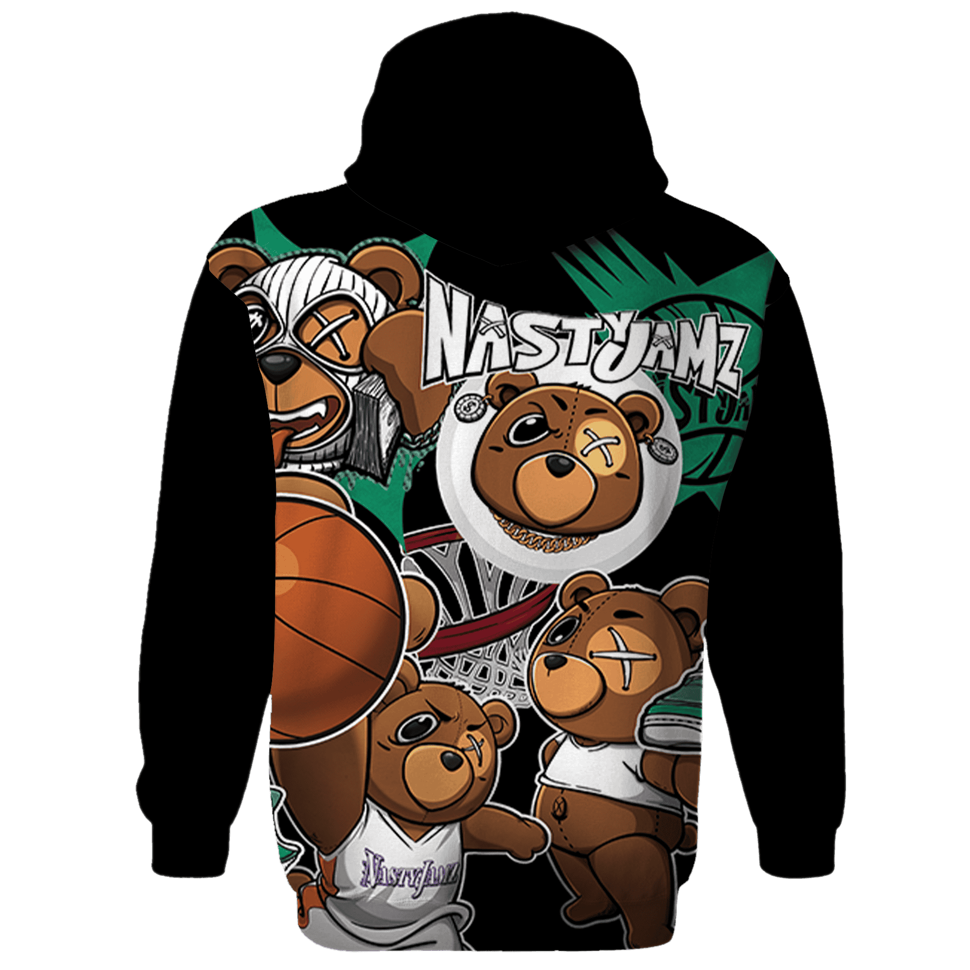 Nina CN Abney 3s Hoodie Match BER Wallpapers 3D All-Over Print - NastyJamz