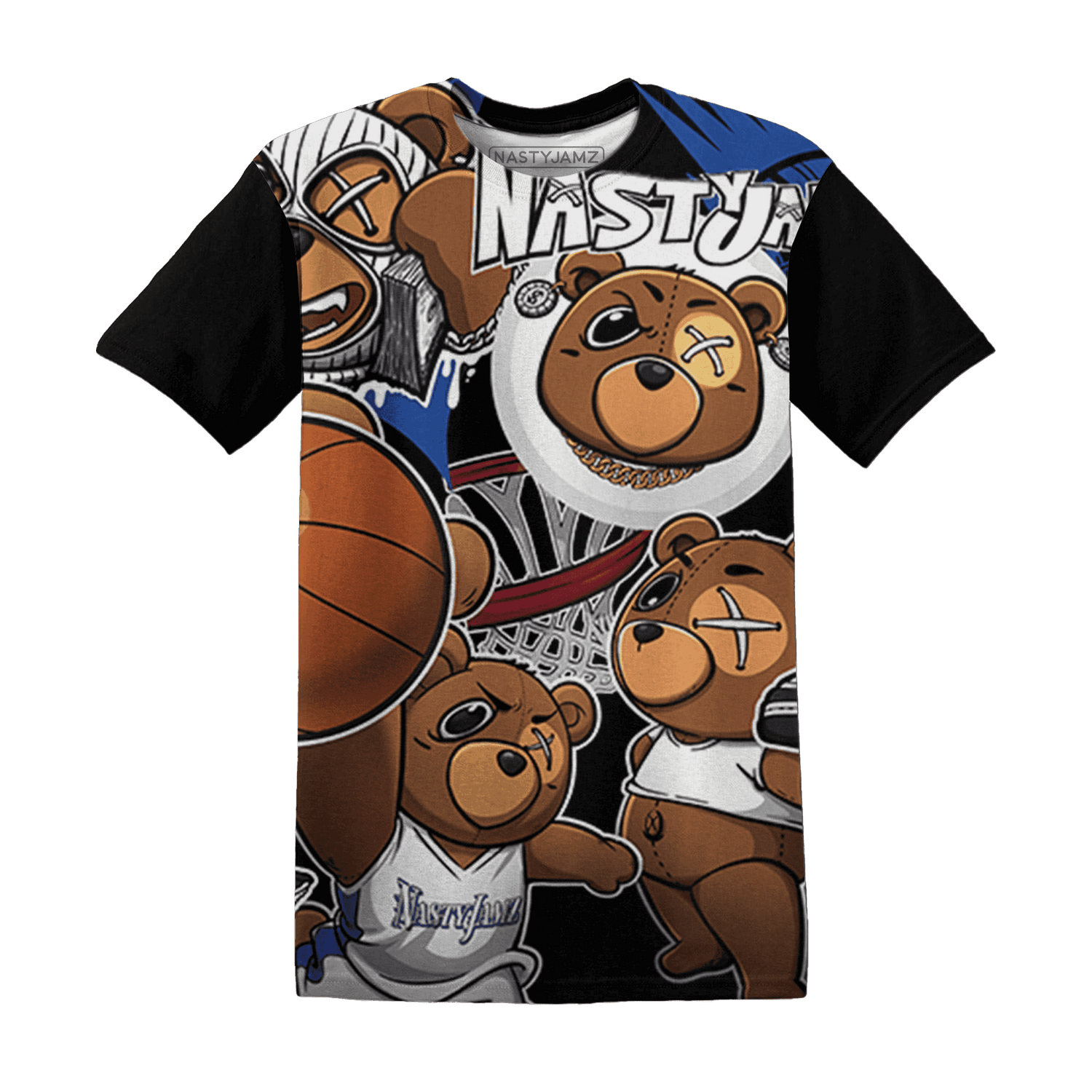 Quaiii 54 3s T Shirt Match BER Wallpapers 3D All-Over Print - NastyJamz