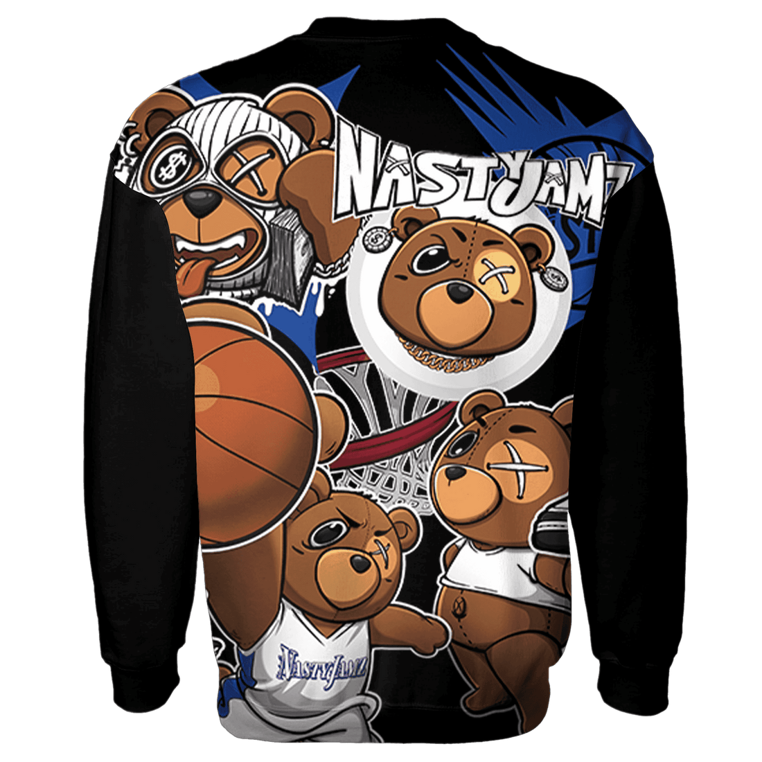 Quaiii 54 3s Sweatshirt Match BER Wallpapers 3D All-Over Print - NastyJamz