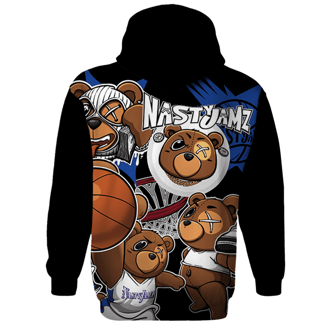 Quaiii 54 3s Hoodie Match BER Wallpapers 3D All-Over Print - NastyJamz