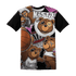 GS Hyper Violet 4s T Shirt Match BER Wallpapers 3D All-Over Print - NastyJamz