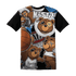 Industrial Blue 4s T Shirt Match BER Wallpapers 3D All-Over Print - NastyJamz
