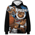 Industrial Blue 4s Hoodie Match BER Wallpapers 3D All-Over Print - NastyJamz