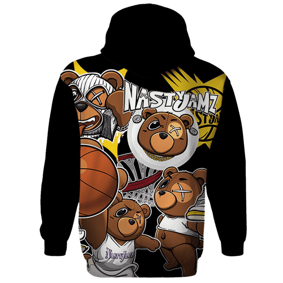 Vivid Sulfur 4s Hoodie Match BER Wallpapers 3D All-Over Print - NastyJamz