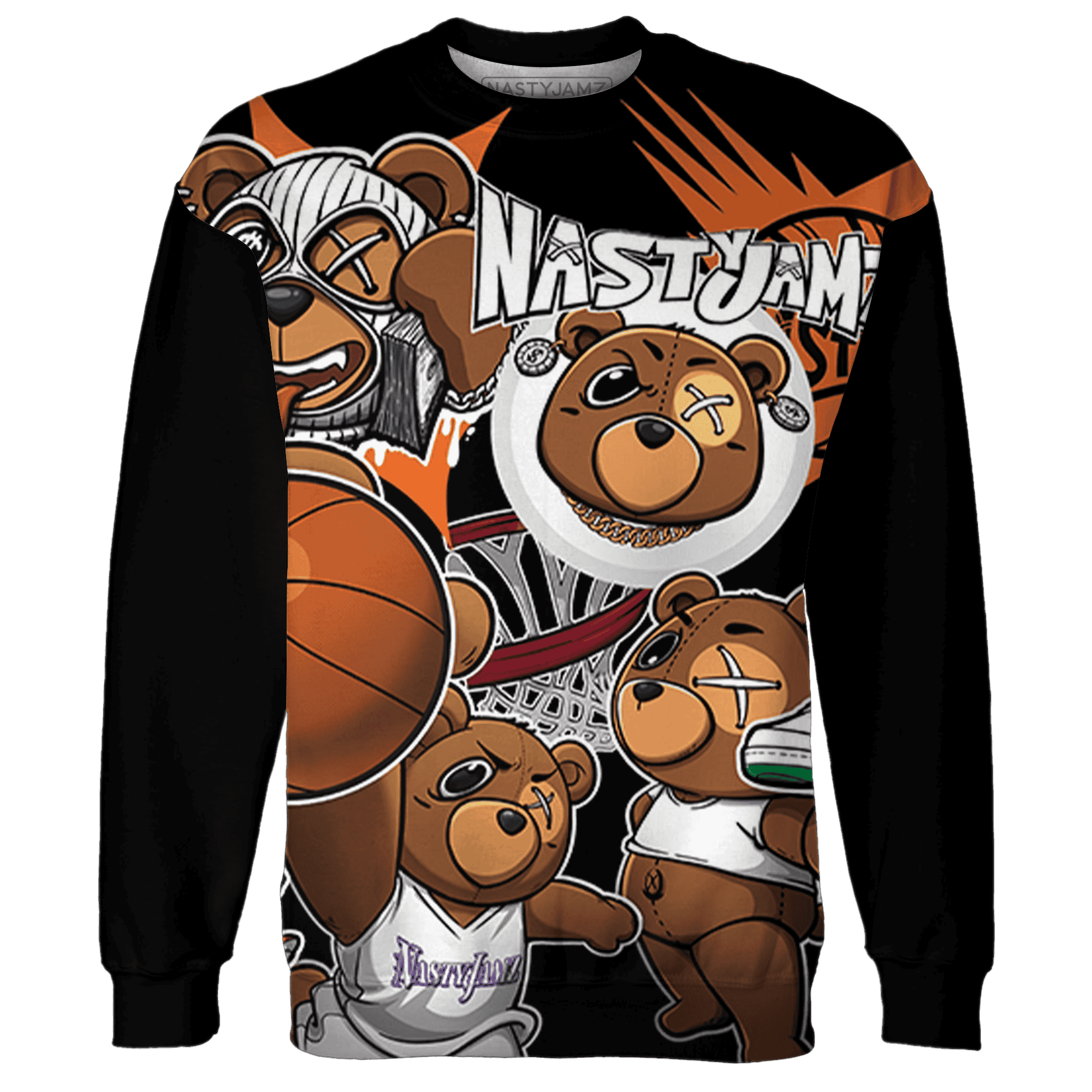 MAM Hurricanes 5s Sweatshirt Match BER Wallpapers 3D All-Over Print - NastyJamz