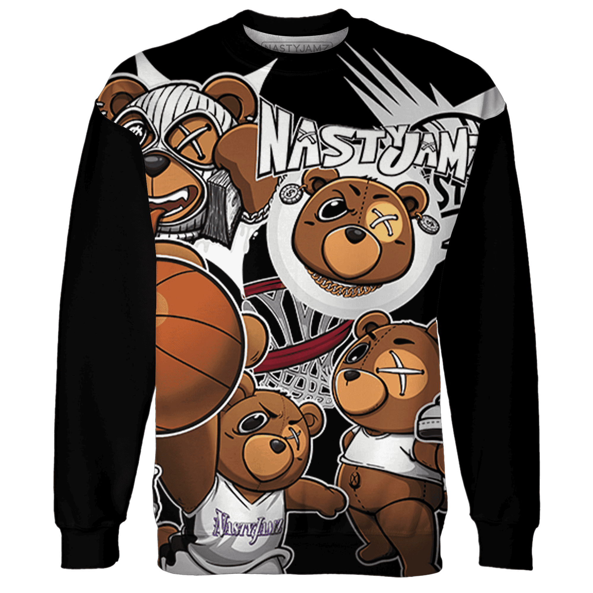 SE Sail 5s Sweatshirt Match BER Wallpapers 3D All-Over Print - NastyJamz