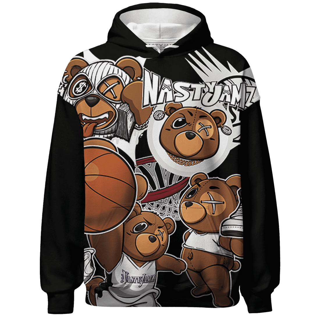 SE Sail 5s Hoodie Match BER Wallpapers 3D All-Over Print - NastyJamz