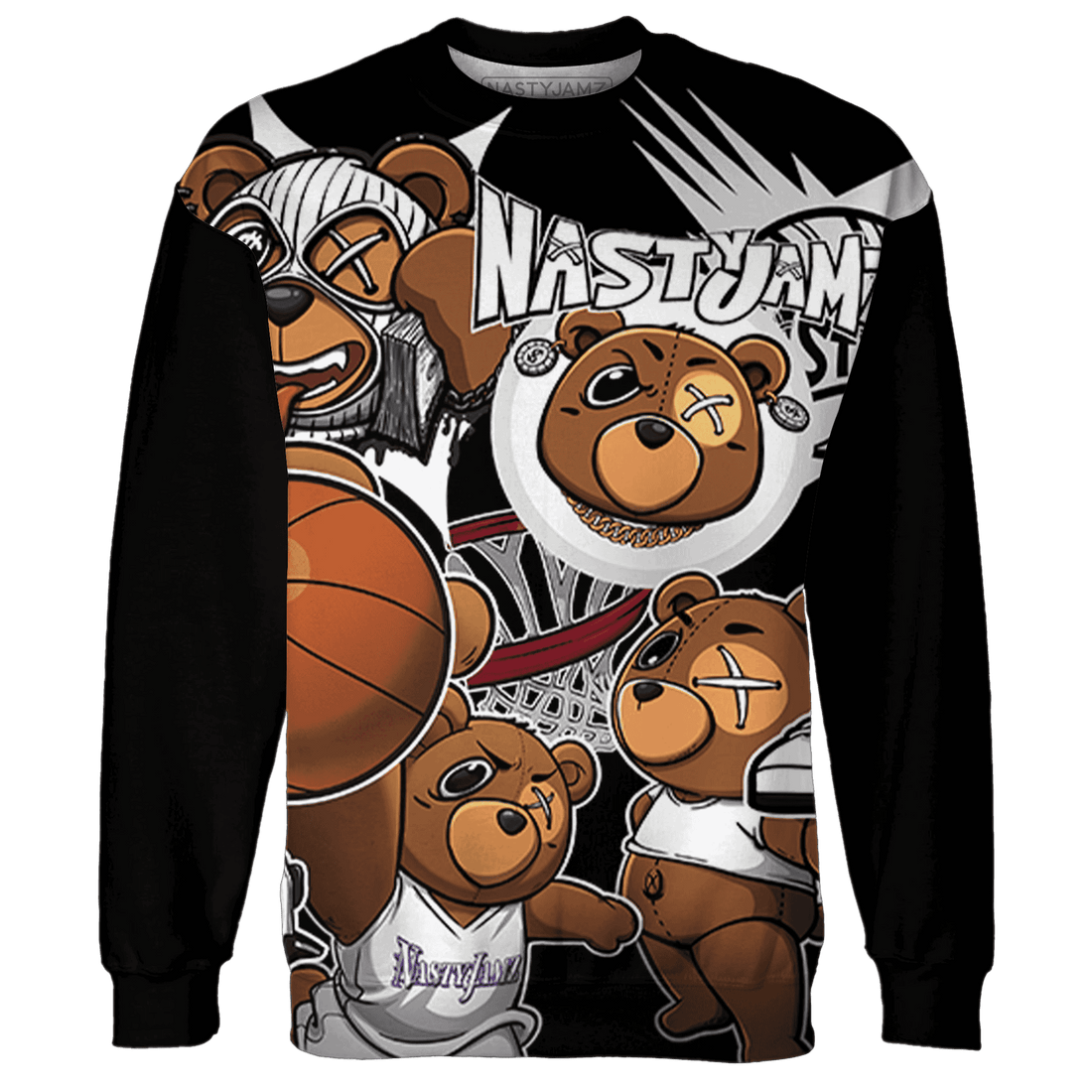 Reverse Oreo 6s Sweatshirt Match BER Wallpapers 3D All-Over Print - NastyJamz