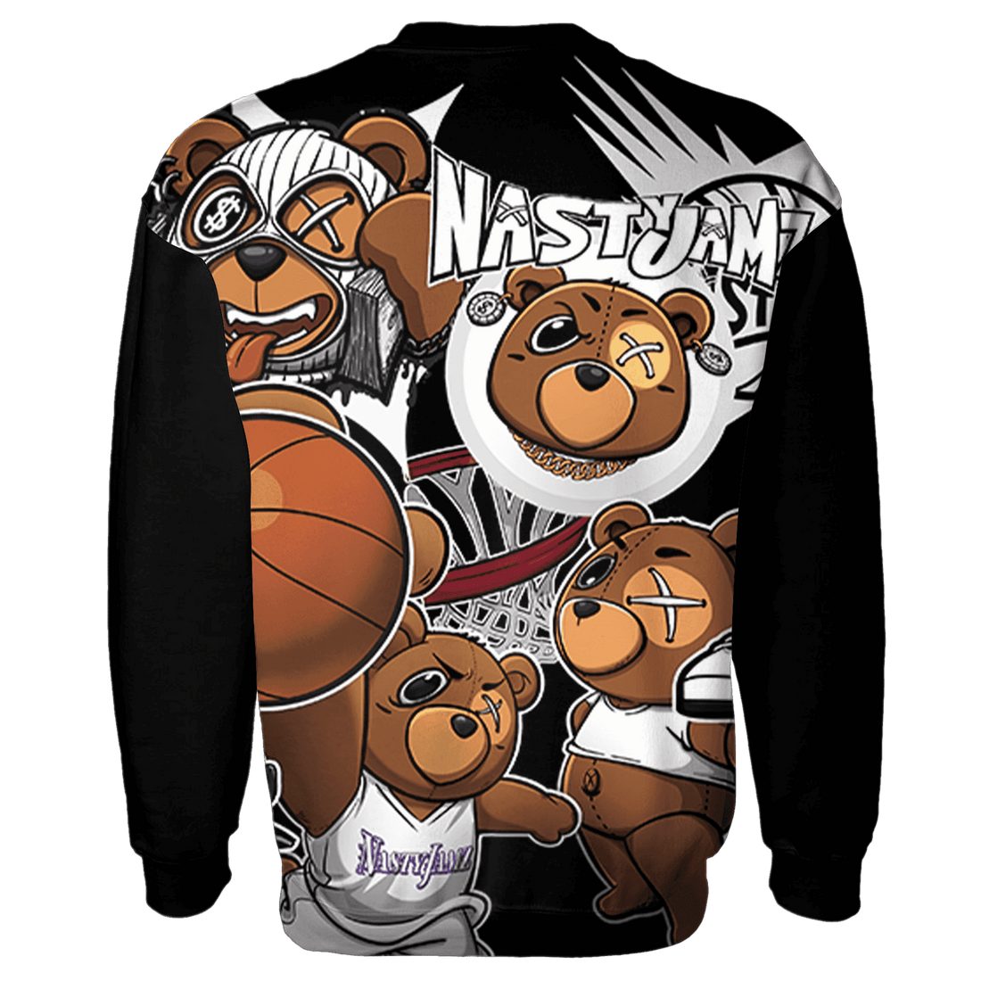 Reverse Oreo 6s Sweatshirt Match BER Wallpapers 3D All-Over Print - NastyJamz