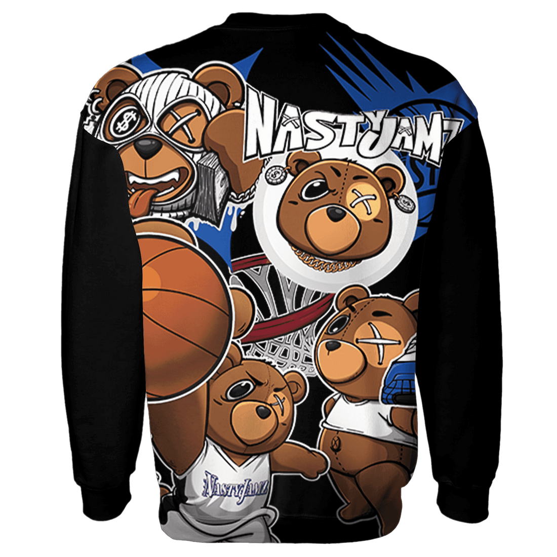 Air Max 1 86 Royal Sweatshirt Match BER Wallpapers 3D All-Over Print - NastyJamz