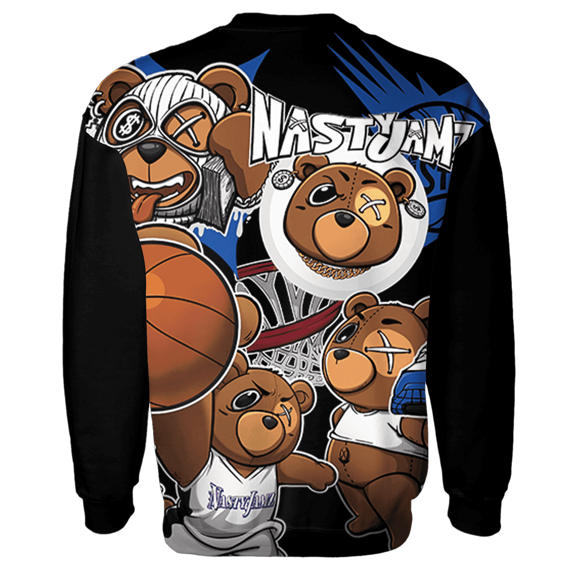 Air Max 1 86 Royal Sweatshirt Match BER Wallpapers 3D All-Over Print - NastyJamz