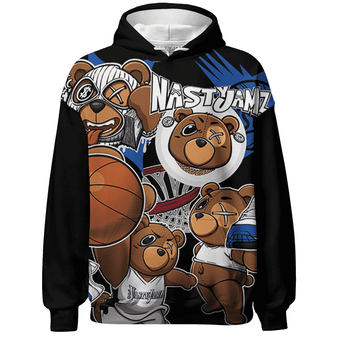Air Max 1 86 Royal Hoodie Match BER Wallpapers 3D All-Over Print - NastyJamz