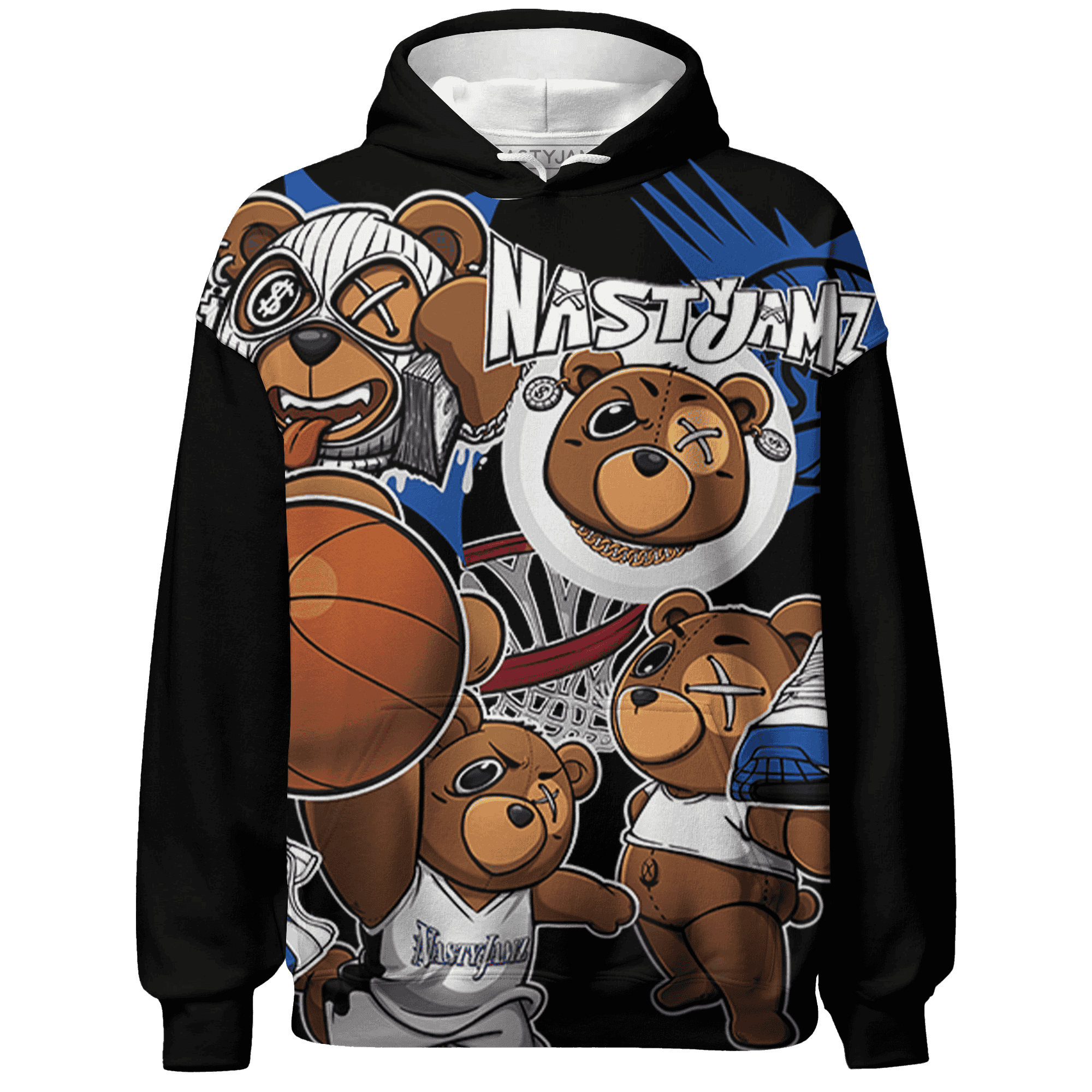 Air Max 1 86 Royal Hoodie Match BER Wallpapers 3D All-Over Print - NastyJamz