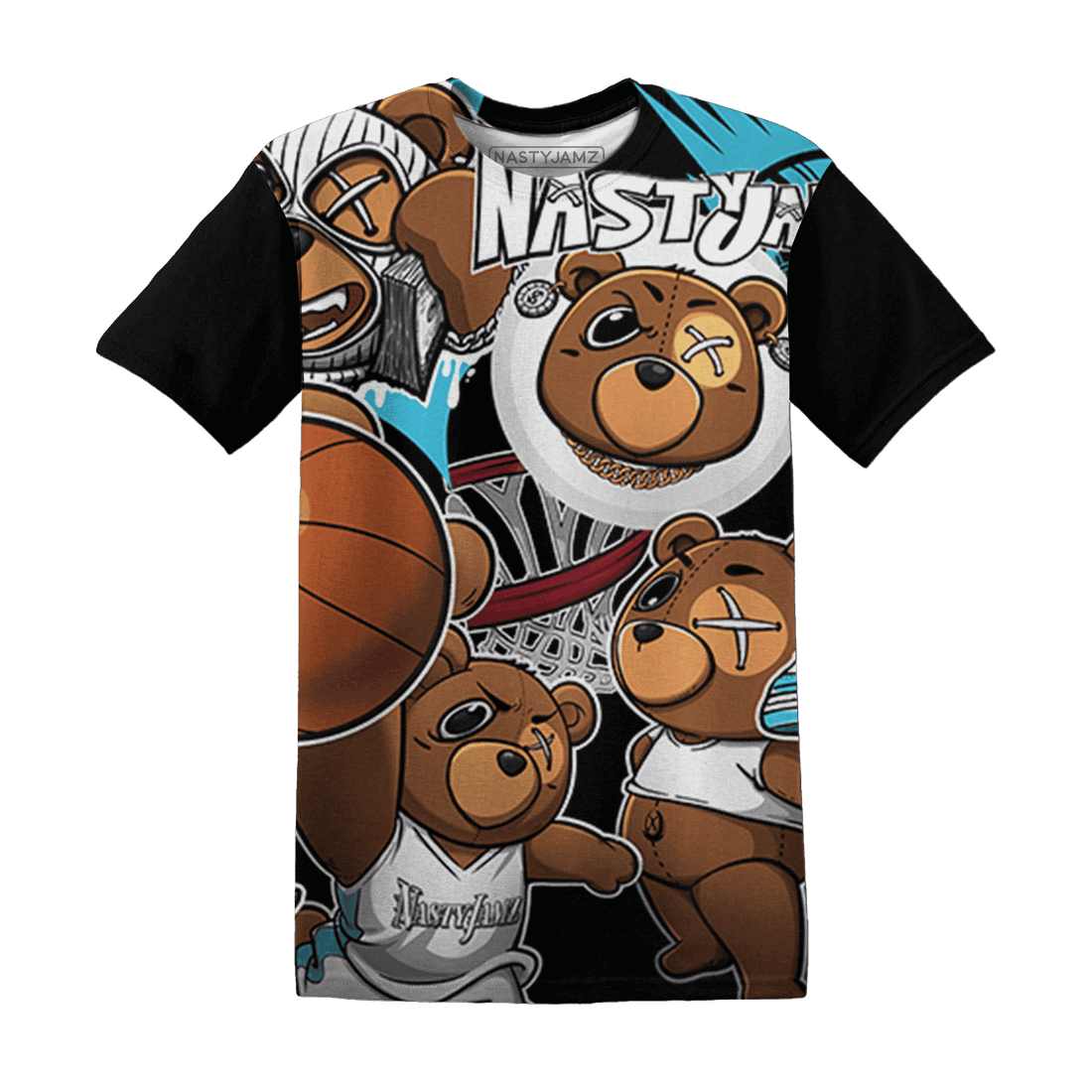 Dunk Low Dolphins T Shirt Match BER Wallpapers 3D All-Over Print - NastyJamz