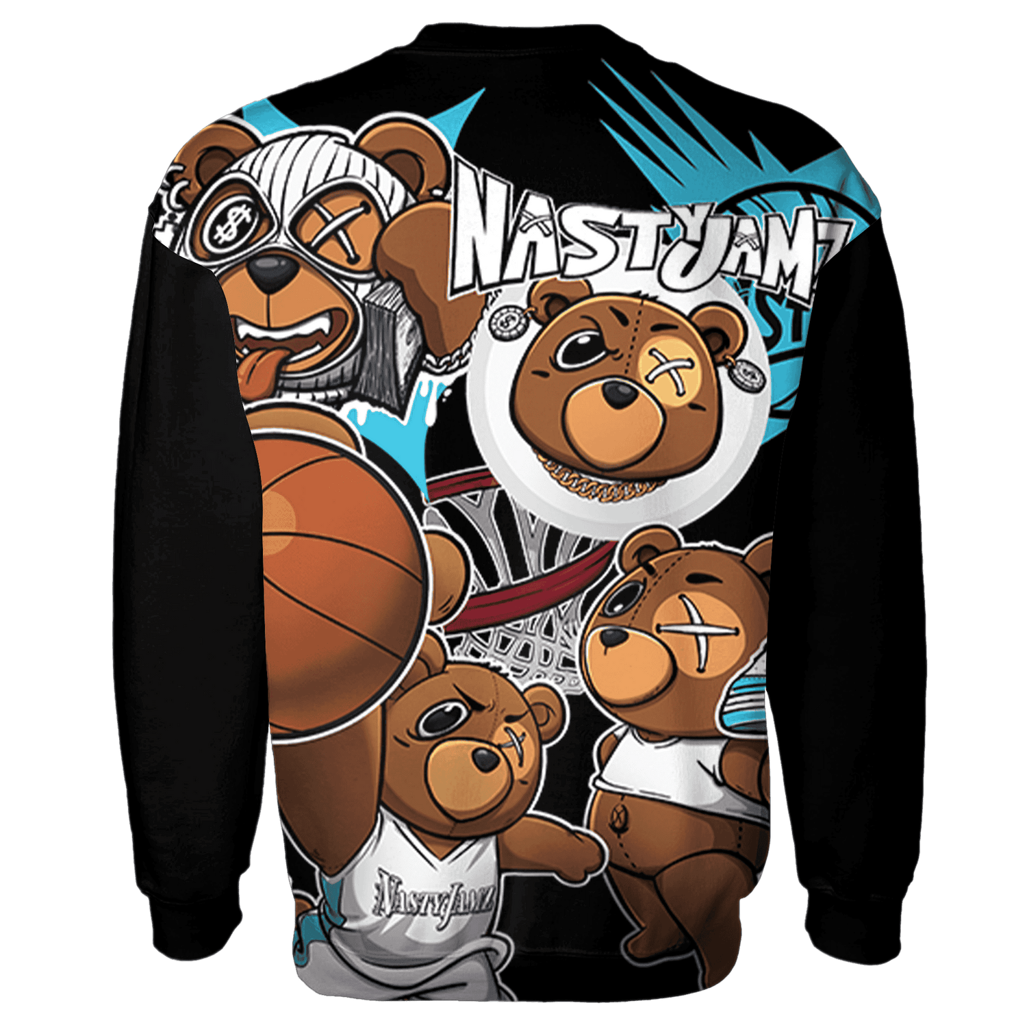 Dunk Low Dolphins Sweatshirt Match BER Wallpapers 3D All-Over Print - NastyJamz