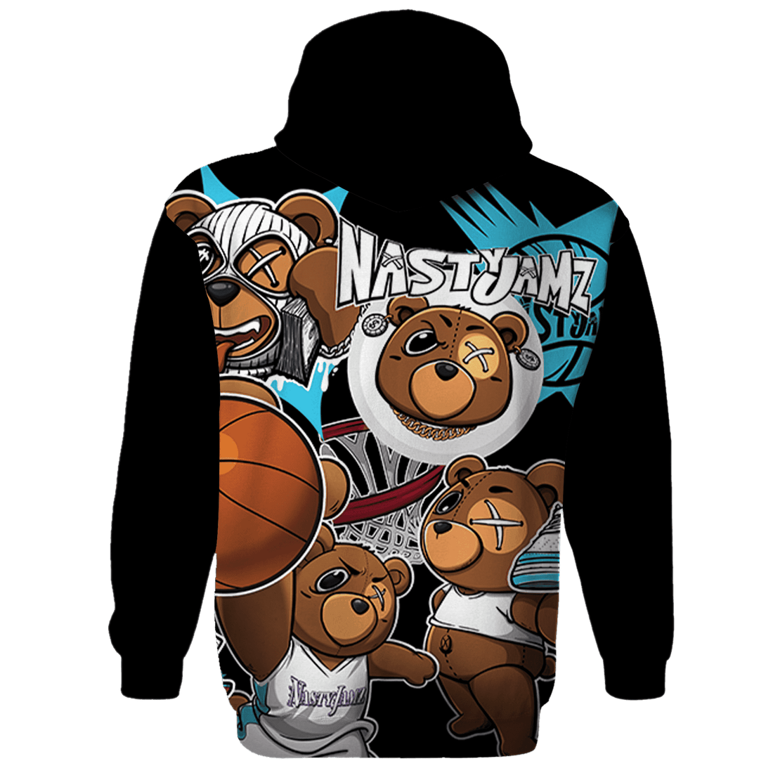 Dunk Low Dolphins Hoodie Match BER Wallpapers 3D All-Over Print - NastyJamz