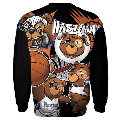 Dunk Low Knicks Sweatshirt Match BER Wallpapers 3D All-Over Print - NastyJamz