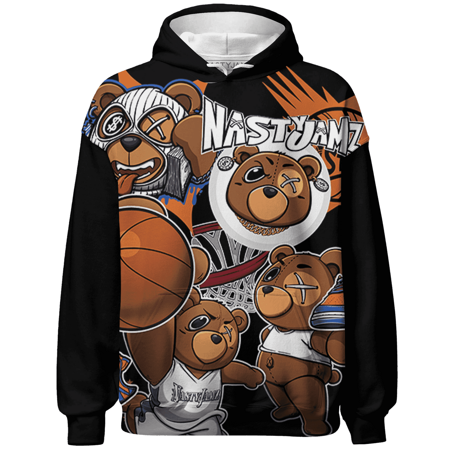 Dunk Low Knicks Hoodie Match BER Wallpapers 3D All-Over Print - NastyJamz