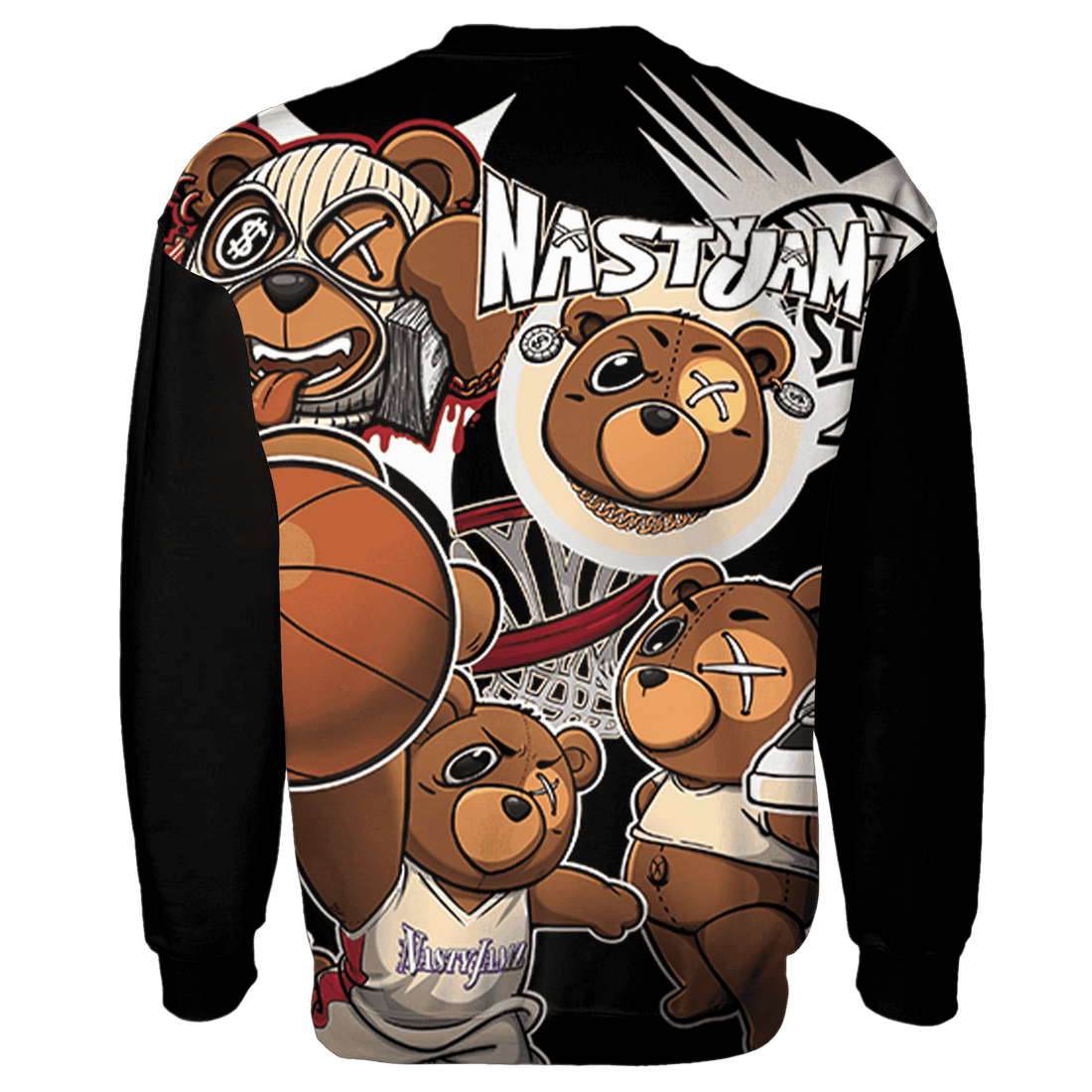 JD Jumman Jack Red Sweatshirt Match BER Wallpapers 3D All-Over Print - NastyJamz