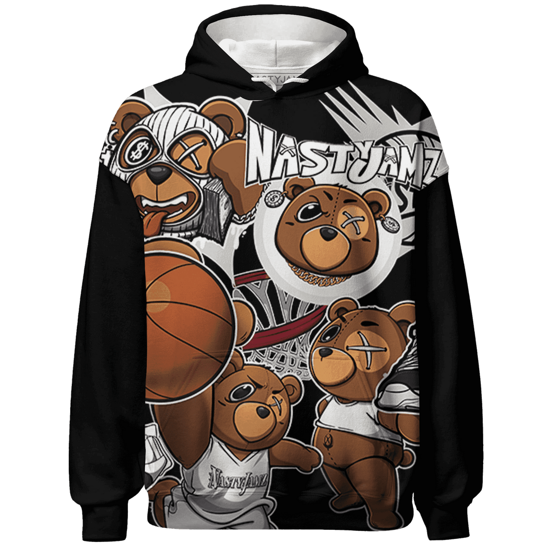 Gratitude 11s Hoodie Match BER Wallpapers 3D All-Over Print - NastyJamz