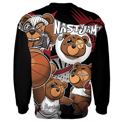 Cherry 12s Sweatshirt Match BER Wallpapers 3D All-Over Print - NastyJamz