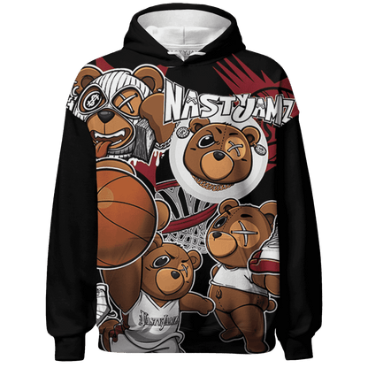 Cherry 12s Hoodie Match BER Wallpapers 3D All-Over Print - NastyJamz