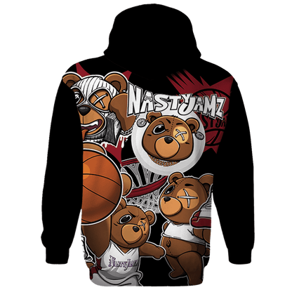 Cherry 12s Hoodie Match BER Wallpapers 3D All-Over Print - NastyJamz